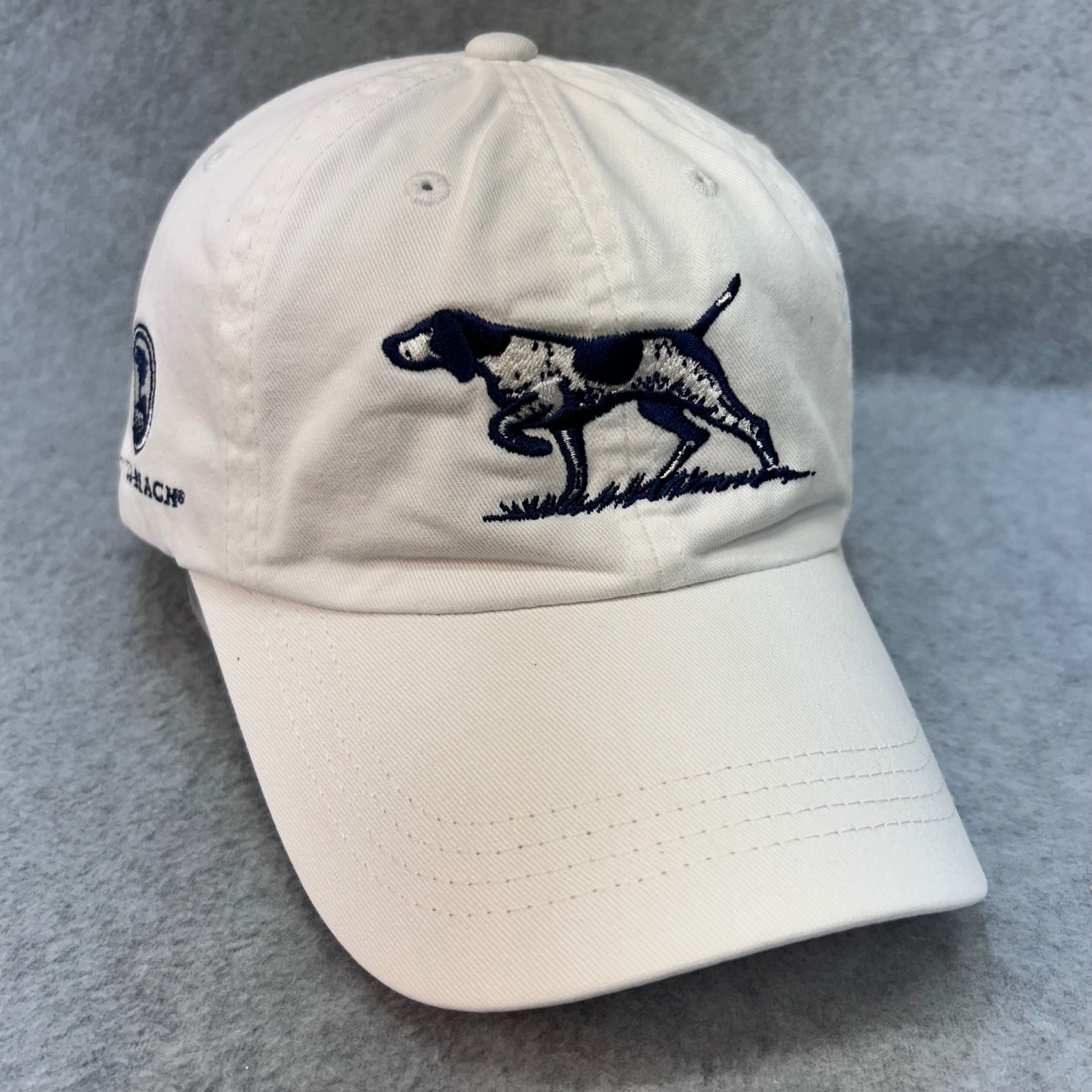 Rodd And Gunn Pointer Dog Mens White Hat Pebble Beach Concours Delegance Osfm